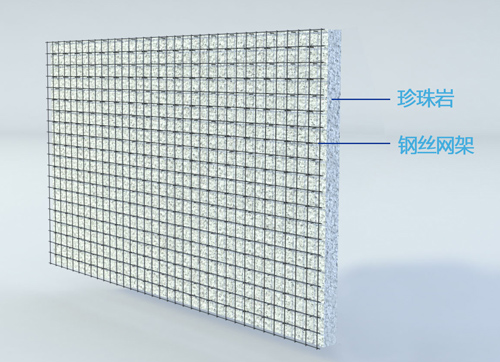 鋼結(jié)構(gòu) 鋼絲網(wǎng)架珍珠巖復(fù)合保溫外墻板