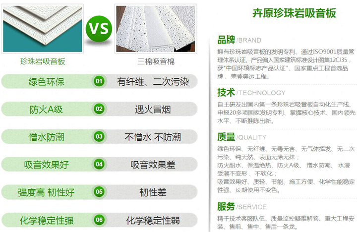 珍珠巖吸音板產(chǎn)品優(yōu)勢(shì)